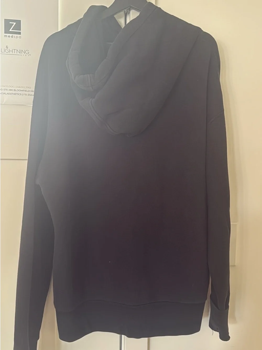 Gucci Black Hoodie with White Logo